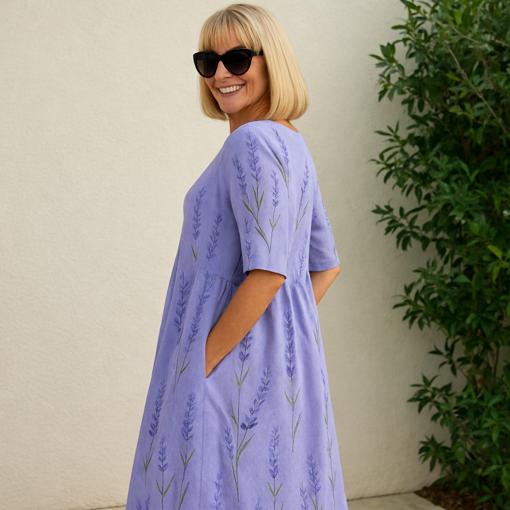 Margaret | Midi Dress – Effortless Elegance