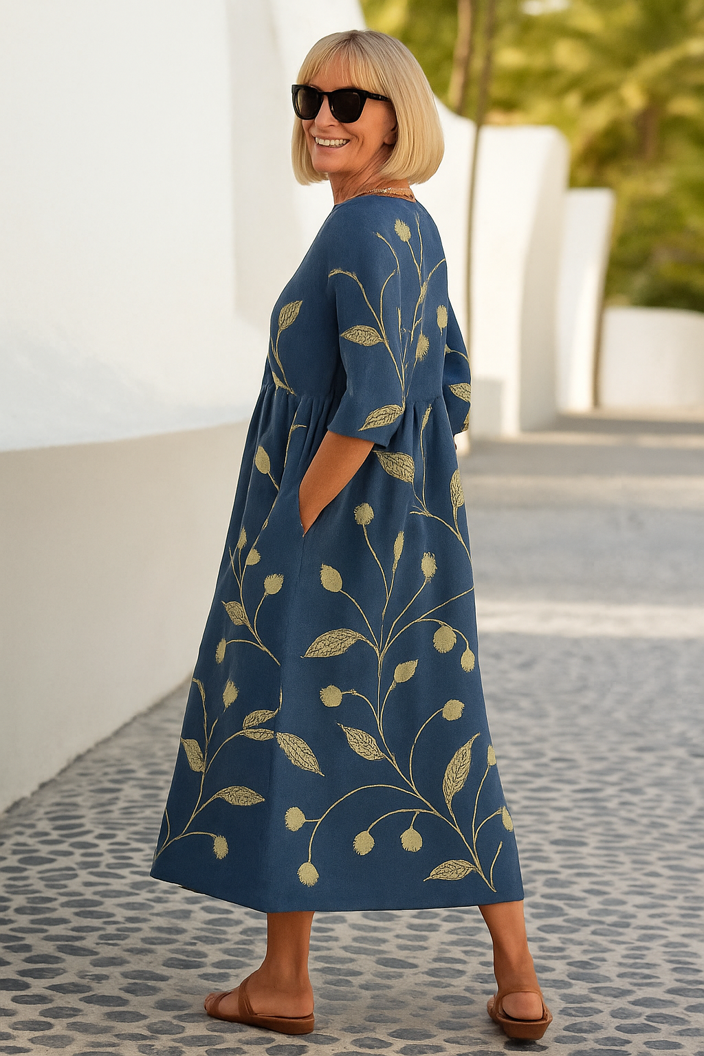 Margaret | Midi Dress – Effortless Elegance