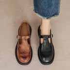 Elvara | Elegant Mary Janes Made Of Leather
