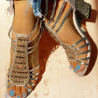 Blaze – Radiant Crystal Strap Heels